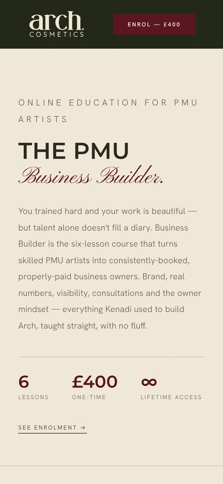 Arch — Business Builder