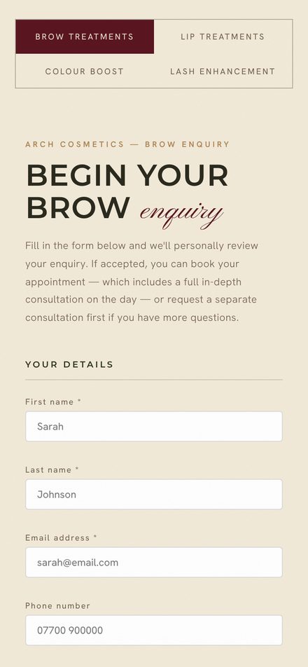 Arch — Enquiry